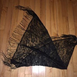 New York and Co. Black Shawl